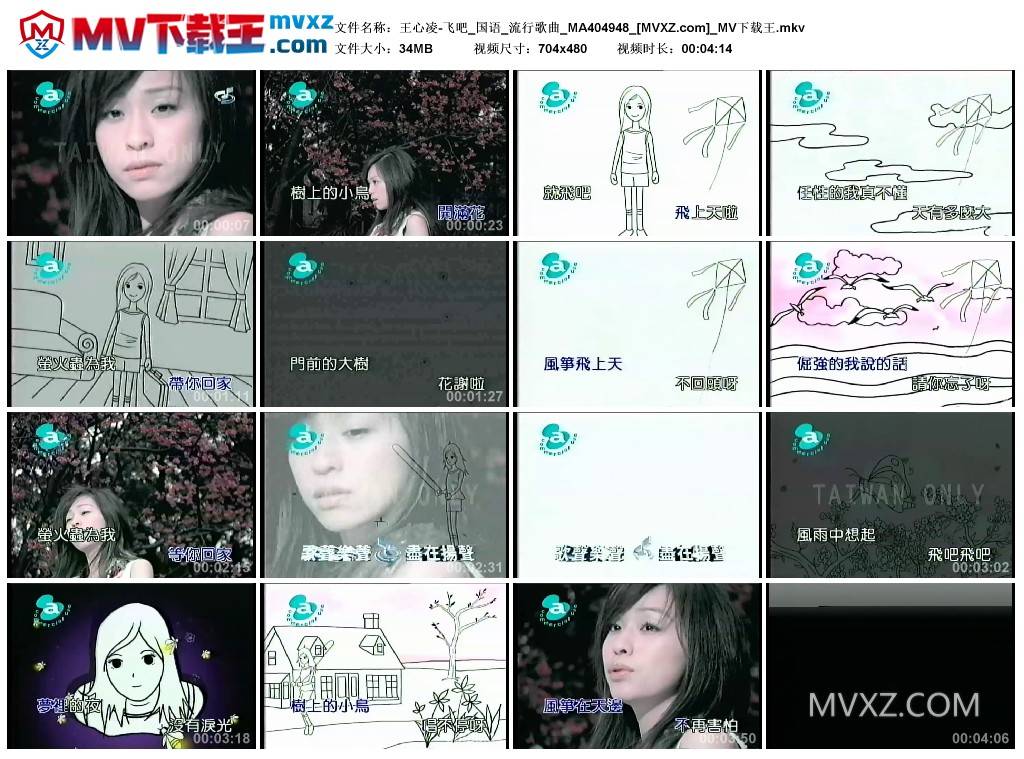 王心凌-飞吧_国语_流行歌曲_MA404948